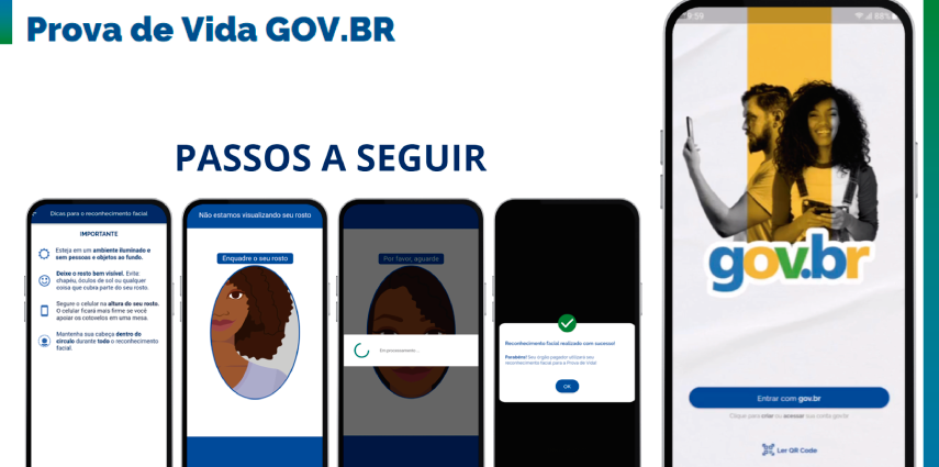 Prova de Vida agora é possível fazer pela conta gov.br